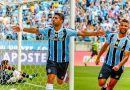 Suárez brilha em vitória do Grêmio e chega a sete gols em cinco jogos; assista